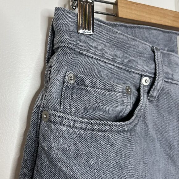 Everlane The Relaxed Straight Jean Gray Womens 26 Organic Cotton Button Fly - Picture 3 of 8